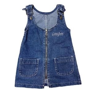 Gloria Jeans denim zip front vintage‎ jumper 24m